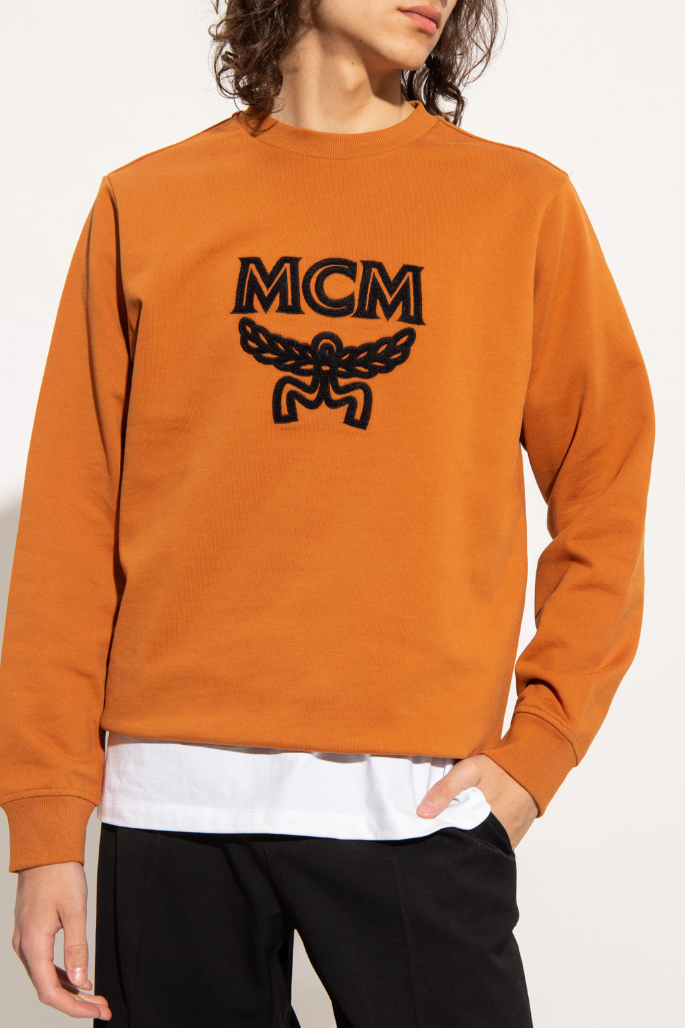 MCM Sweatshirt with logo | Men's Clothing | Vitkac